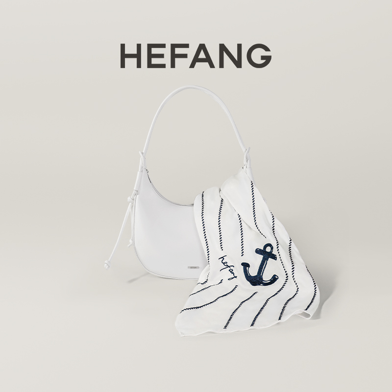 HEFANG何方度假丝巾挎包