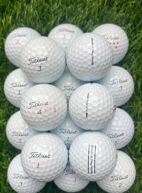 高尔夫球二手球Titleistprov1v1x三四层球下场练习球二手高尔夫球