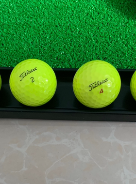 高尔夫球Titleistprov1v1x三四层彩色球下场比赛练习球二手球