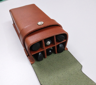 真皮笔袋手工制作真皮6支装钢笔收纳牛皮包袋定制包邮薛氏工坊