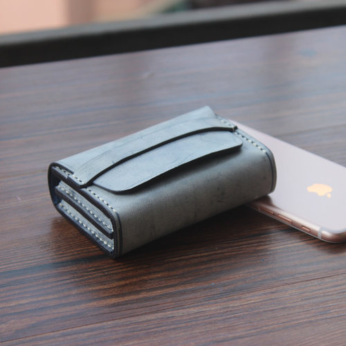 植鞣手工牛皮头层牛皮手工卡包