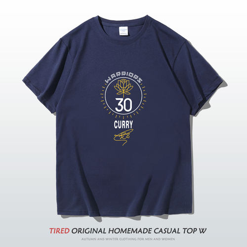 投篮t恤勇士队篮球服球衣库里