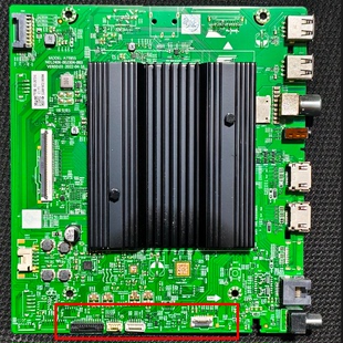 003屏HV750QUB 002304 F91BD0 N012406 创维75J9600主板A7T855