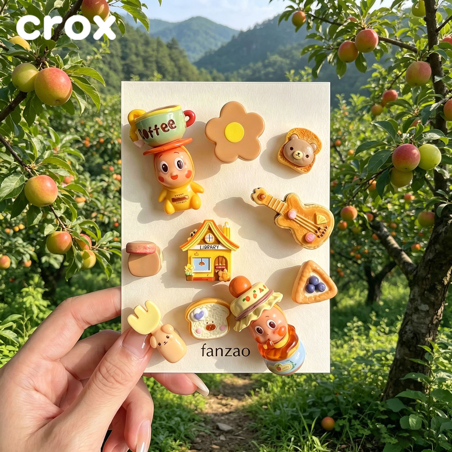 适配Crocs洞洞鞋卡通鞋花鞋扣图片