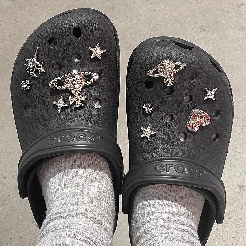 适配Crocs可拆卸立体鞋花