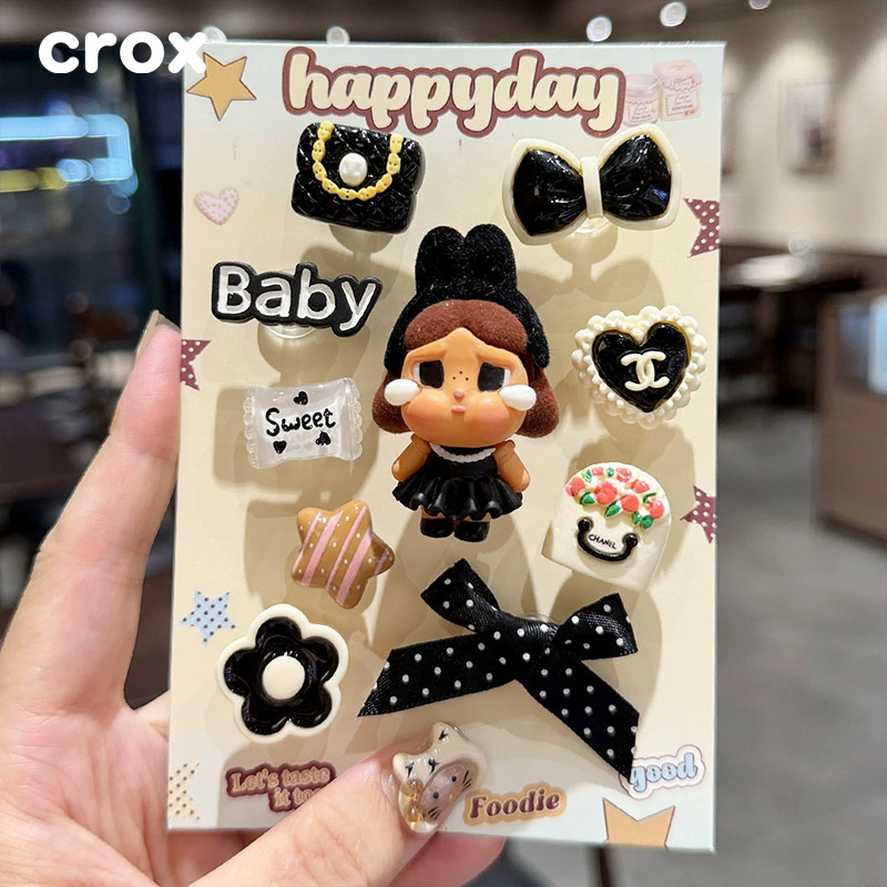 Crocs哭娃智必星洞洞鞋鞋扣配饰图片