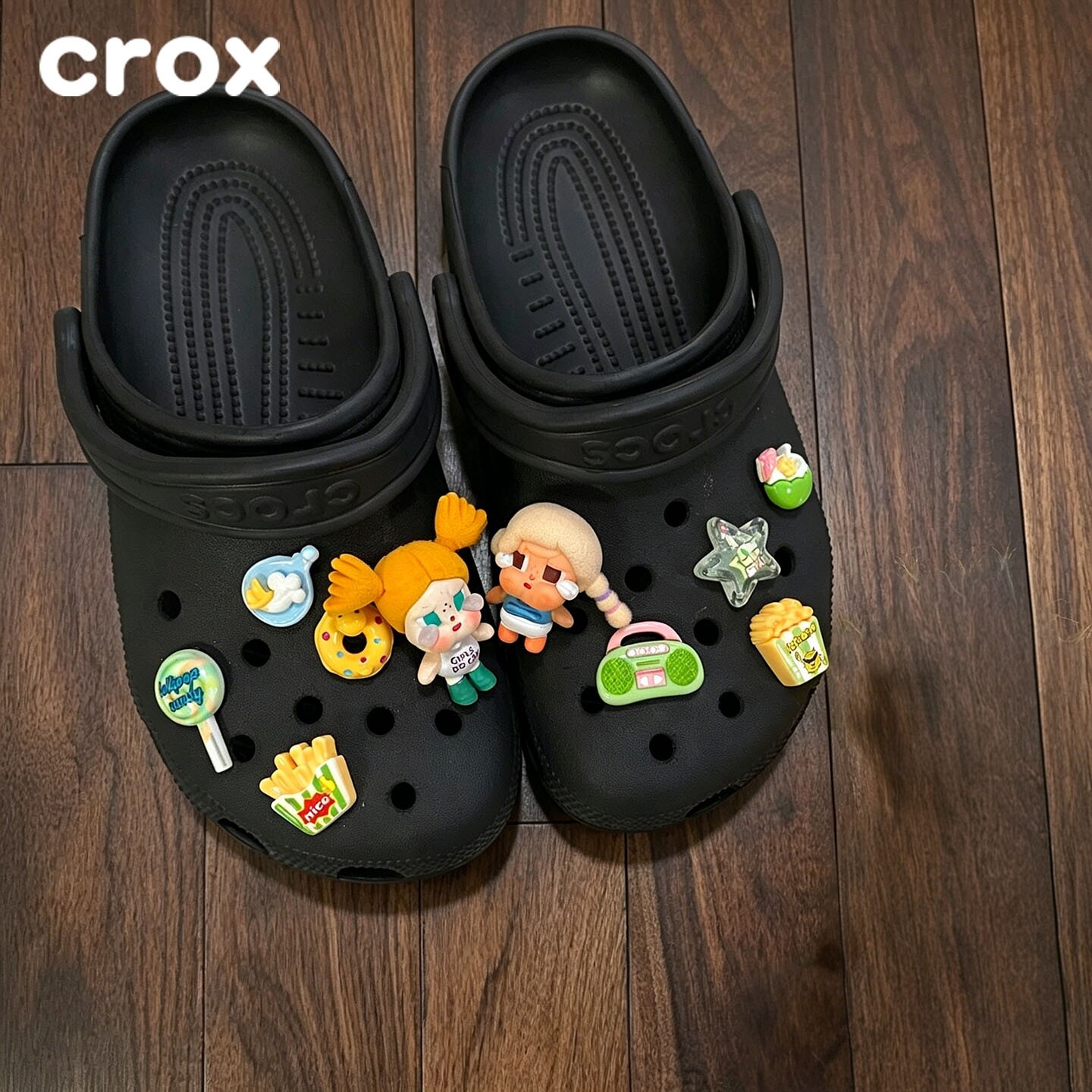 适配Crocs洞洞鞋配饰卡骆驰鞋花diy配件卡通芭蕾鞋卡扣高级装饰品图片