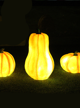 花园林玻璃钢植物大南瓜装饰品