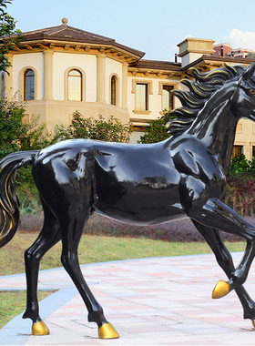 大马动物玻璃钢商场美陈园林景观