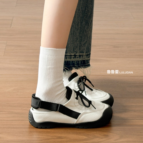 2026款巨好看凉鞋女款夏季休闲玛丽珍德训鞋厚底小白鞋子浅口单鞋