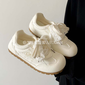 夏季 百搭小白鞋 薄底运动德训鞋 鲁鲁蛋 子女2026新款 爆款 休闲板鞋