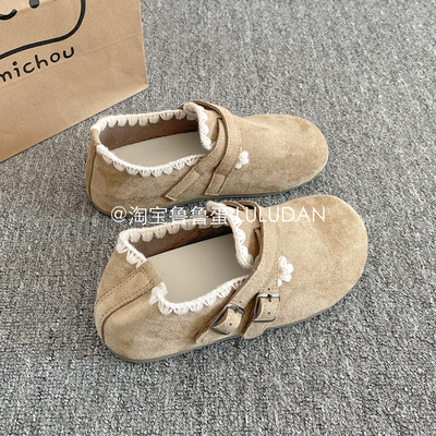 鲁鲁蛋全包勃肯鞋子女2025新款爆款秋季小白鞋厚底女鞋运动休闲鞋