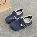 鲁鲁蛋 韩系百搭小白鞋子女2025新款爆款秋季厚底女鞋全包勃肯鞋