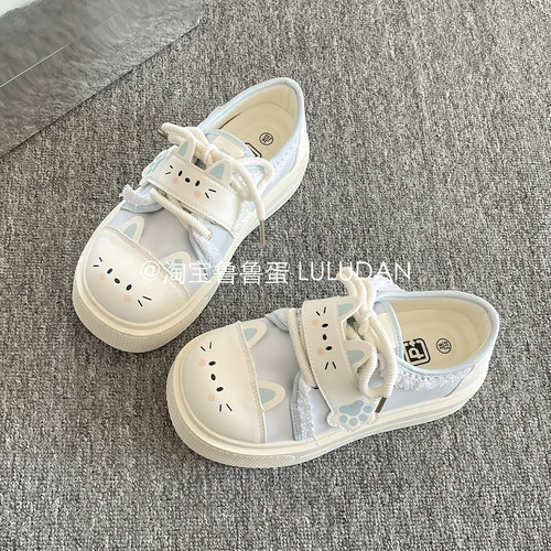 鲁鲁蛋 4.5厘米增高~厚底鞋子女2026年新款板鞋小白鞋小猫面包鞋
