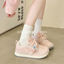 鲁鲁蛋网鞋透气网面运动鞋女款2025新款百搭小白鞋女夏薄款阿甘鞋