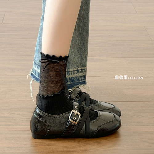 芭蕾舞玛丽珍绝美单鞋2026巨好看的鞋子女鞋配裙子休闲夏季小凉鞋