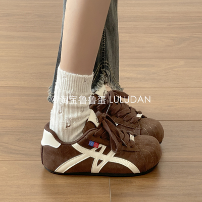 鲁鲁蛋复古德训鞋子女2025新款爆款秋季女鞋小众不撞款板鞋休闲鞋
