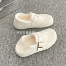 鲁鲁蛋 保暖加绒勃肯鞋女2025新款冬季外穿一脚蹬单鞋百搭二棉鞋