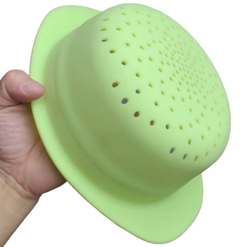 高档德国奶嘴食品硅胶耐高温蒸笼洗菜篮沥水篮食品收纳篮糖果盘