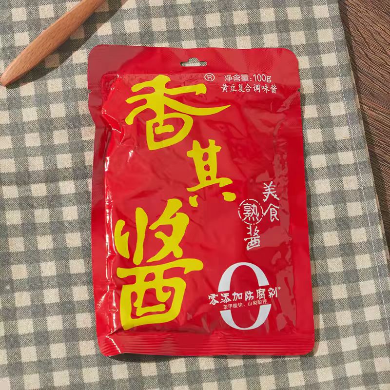 正品香其酱100g东北大豆酱黄豆酱
