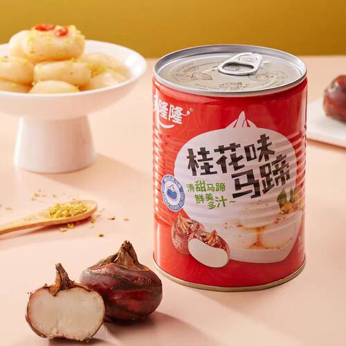 乐隆隆桂花马蹄罐头水果罐包邮