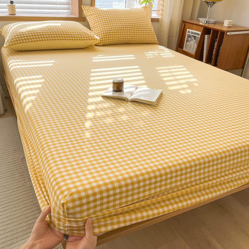 定做訂制全棉純棉水洗棉床笠