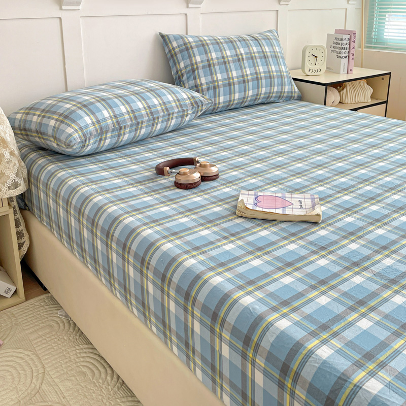 订制A类全棉纯棉水洗棉床笠