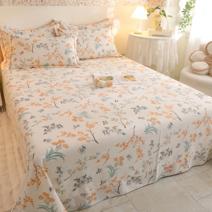 定做订制全棉纯棉加厚磨毛床单榻榻米大炕单异形高低床卡通儿童