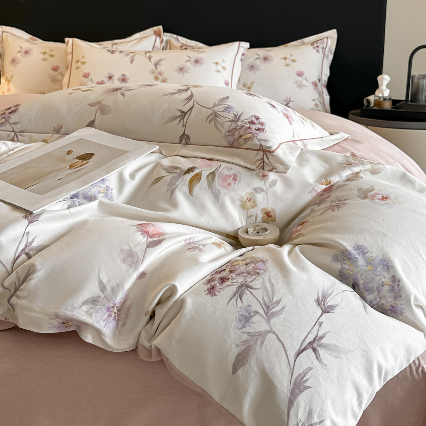 订制A类全棉纯棉加厚磨毛四件套