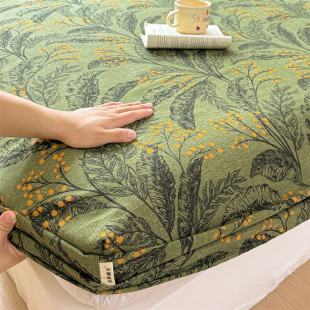 定做订制A类加厚全棉纯棉磨毛床笠榻榻米床罩套包防尘防滑席梦思