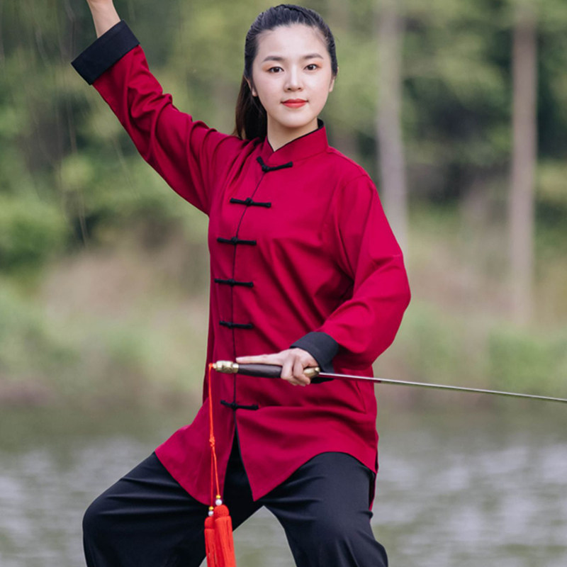 小和山男女新款高端太极服图片