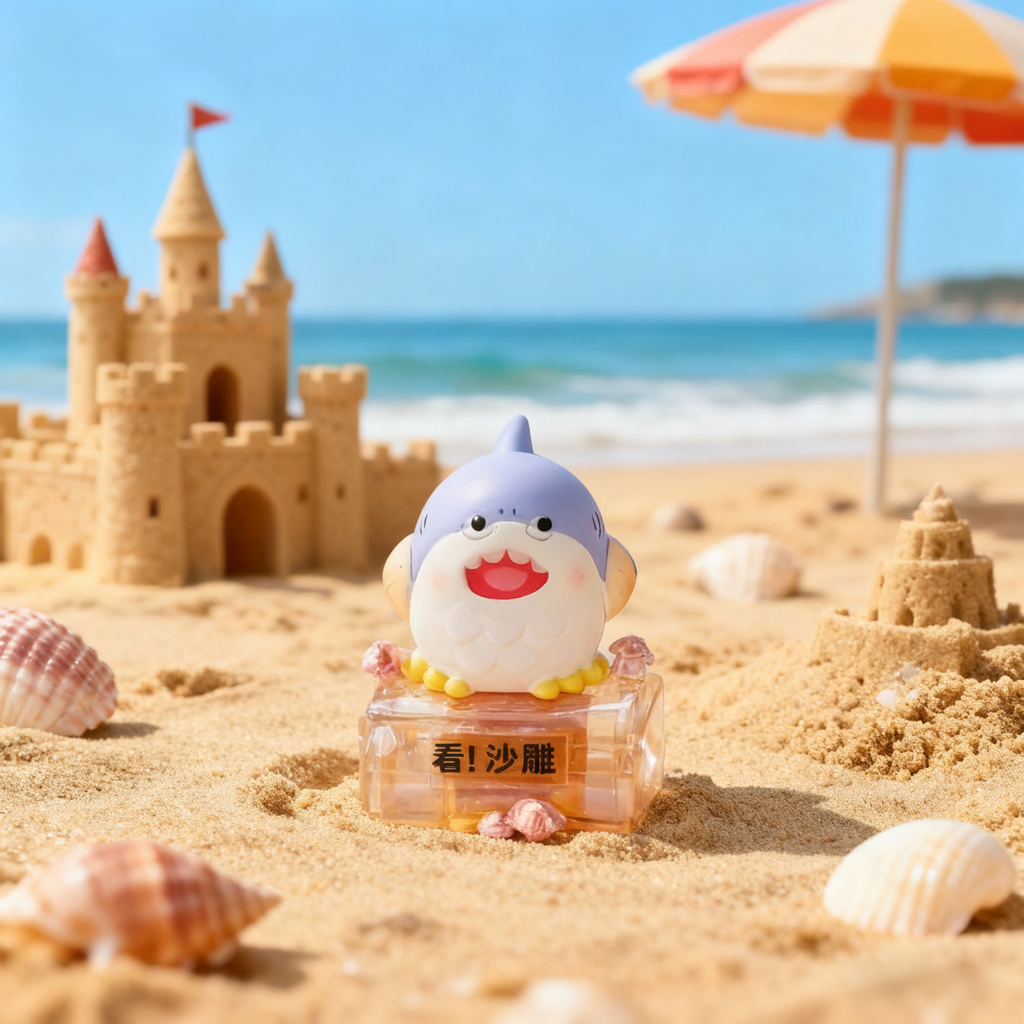 手工DIY鲨鱼造型3D打印摆件