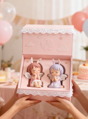 甜美可爱天使桌面摆件儿童房