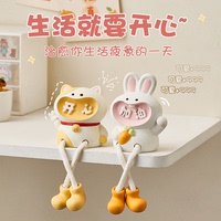 治愈系吊腳娃娃擺件洞洞板裝品