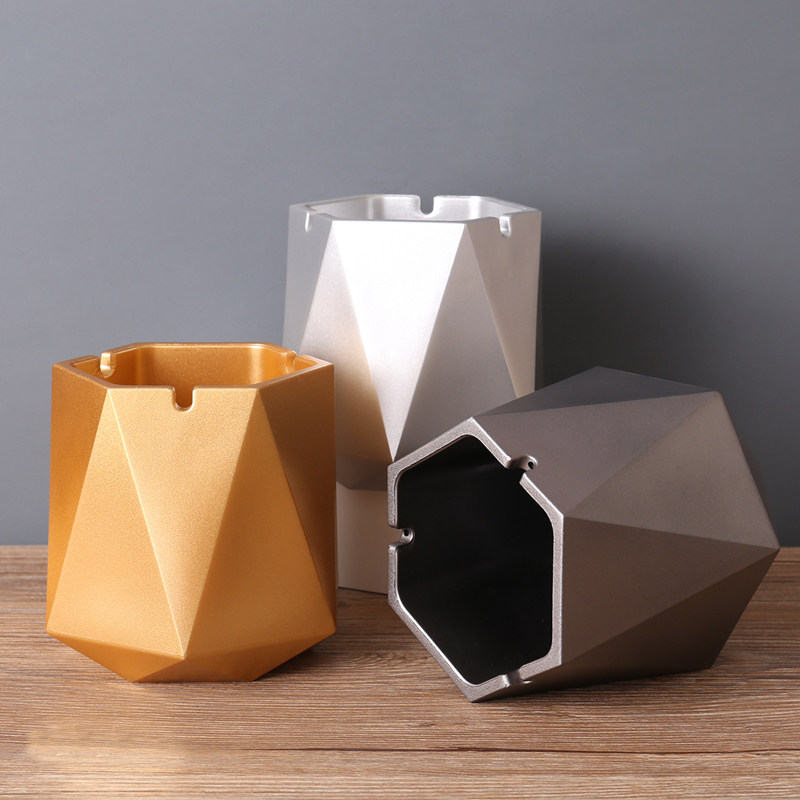 密胺钻石烟灰缸创意个性烟盅居家用网吧网咖酒店酒吧烟缸定制logo