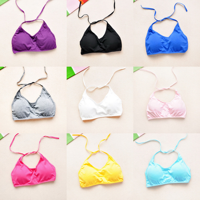 春夏新款小可爱糖果色比基尼裹胸