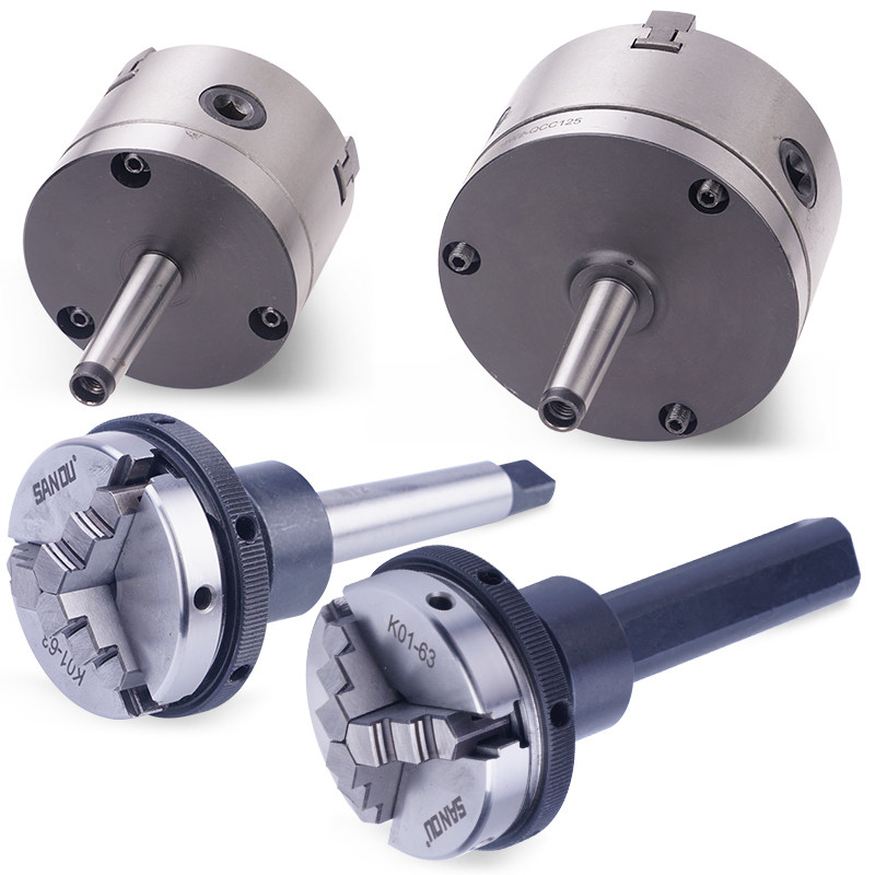 回转卡盘 固定卡盘 三爪4爪车床尾座卡盘顶针mt2回转顶针法兰盘