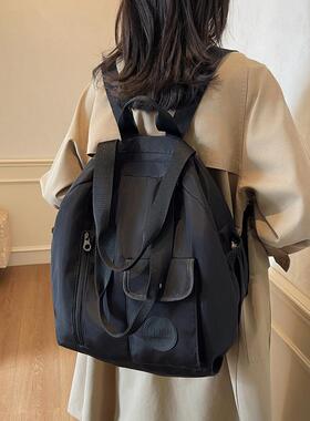 大容量双肩包女2026新款旅游包轻便多功能旅行单肩背包高颜值书包