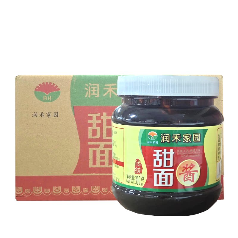 润禾家园甜面酱300克 地道四川调味酱传统风味甜面酱