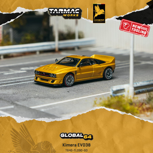 【预售定金】TW 1:64 Kimera EVO38 Gold金 合金 T64G-TL090-GD