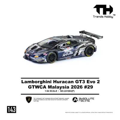 【预售定金】TH 兰博基尼 Huracan GT3 EVO2 1:64车模 TH-143