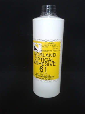 大包装454G 美国Norland紫外光学固化胶NOA61 紫外线胶水NOA81