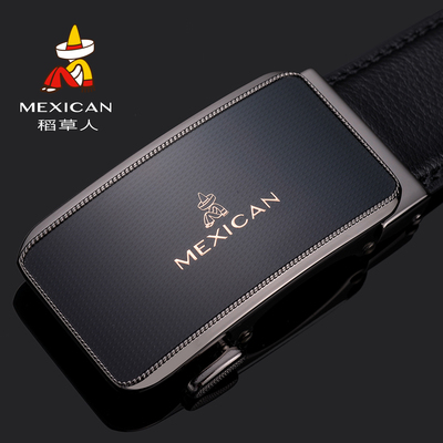 年轻人商务自动扣休闲风男士皮带