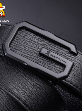 稻草人皮带G扣皮带男士真皮头层牛皮内穿腰带平滑扣韩版裤带青年