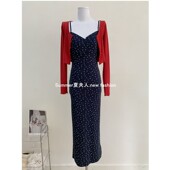 夏季 显瘦连衣裙女装 裙子 s碎花V领吊带修身 纯欲skim