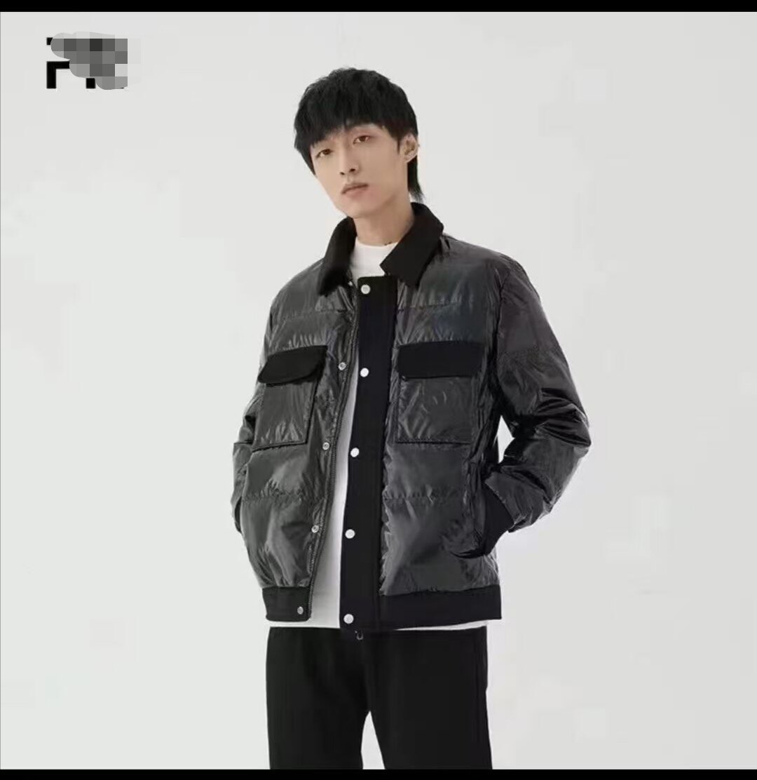 包邮 俩两件白鸭绒羽绒服中性短款特价