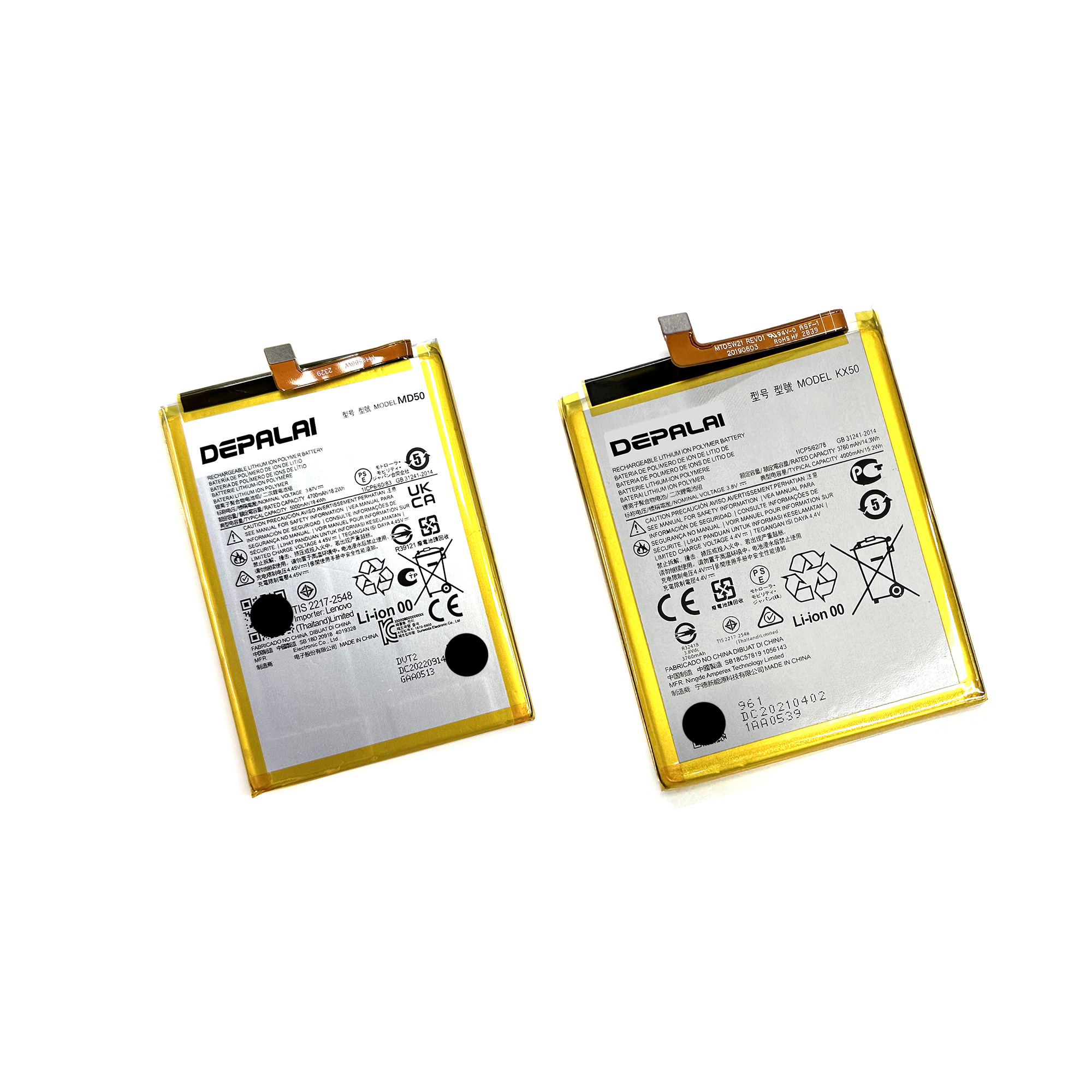 KX50 MD50 适用于摩托罗拉G Stylus 2021 XT2043 XT2131电池PG50