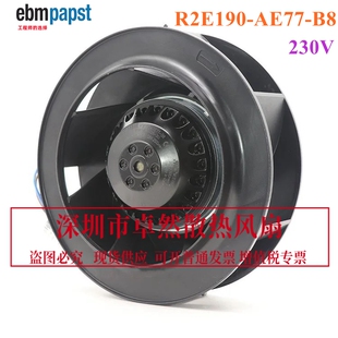 AE77 M2E068 变频器散热风扇 德国进口风机58W R2E190