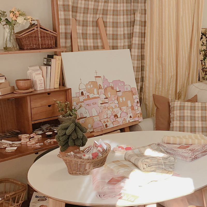 北欧ins风客厅装饰画卡通儿童房壁画玄关卧室房间小挂画厂家图片