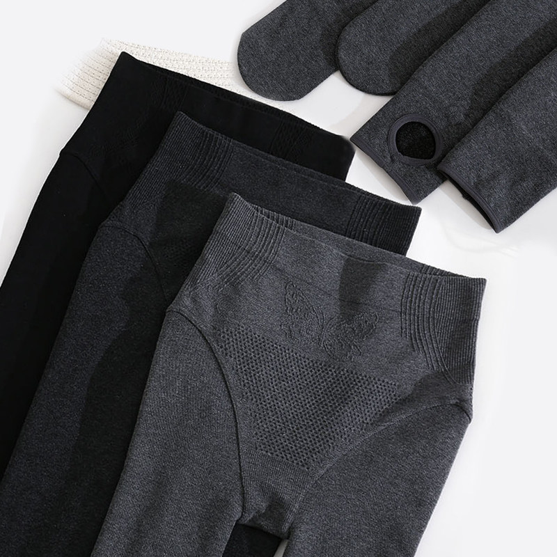 2025女士秋冬加绒加厚螺纹棉竖条收腹三角档打底袜裤保暖裤,女士内衣/男士内衣/家居服,连裤袜/打底袜,淘宝优惠券,粉丝福利购,淘宝优惠卷